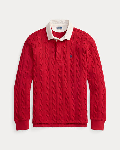 Ralph Lauren CableKnit Cotton Rugby Shirt