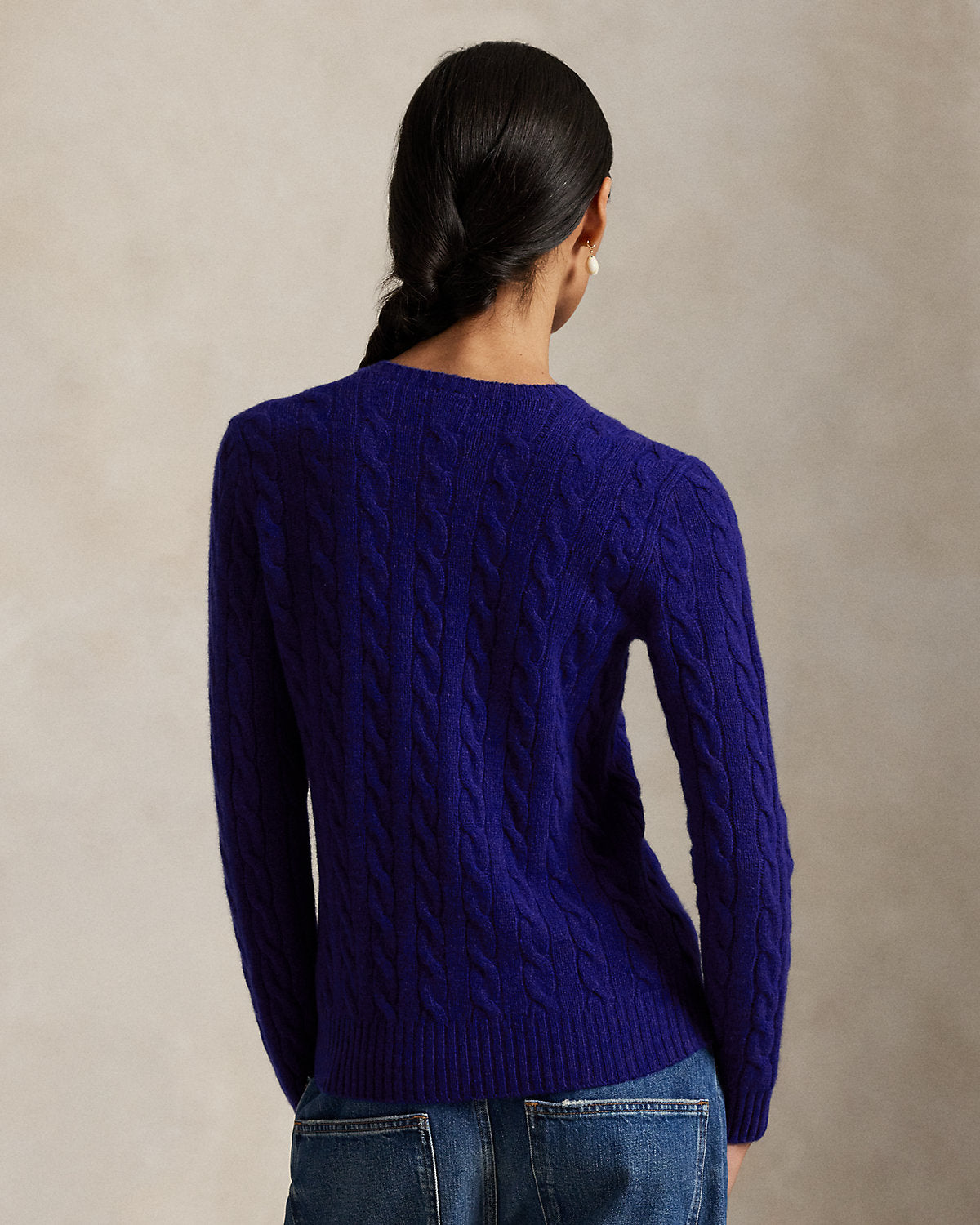 Ralph Lauren CableKnit WoolCashmere Sweater