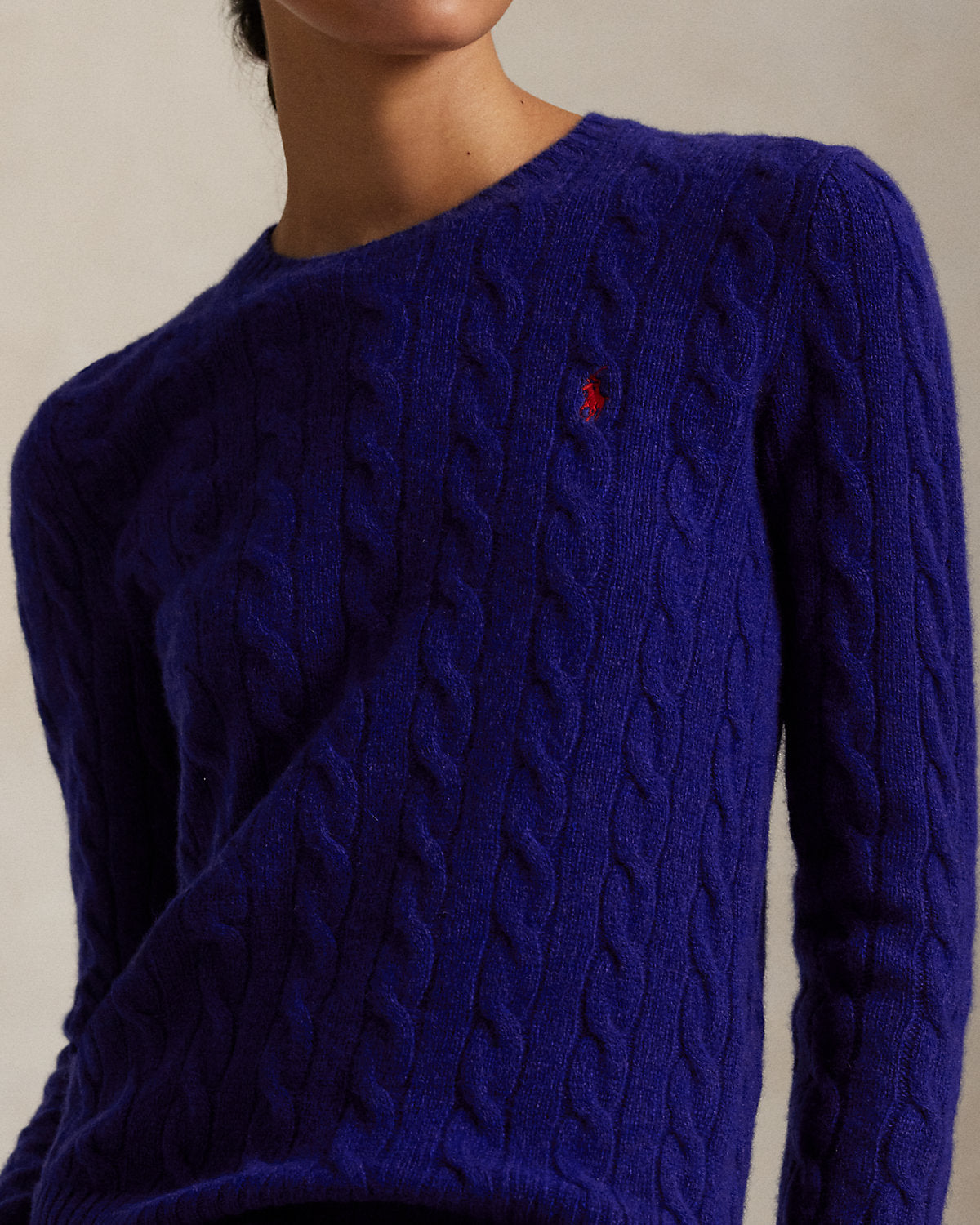 Ralph Lauren CableKnit WoolCashmere Sweater