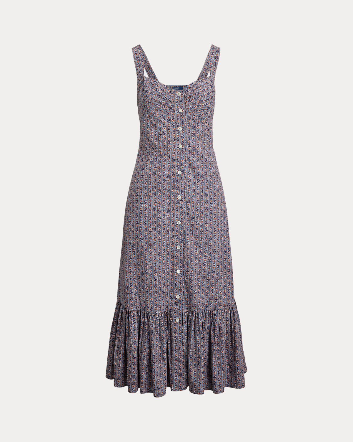 Ralph Lauren Floral Cotton Buttoned Dress