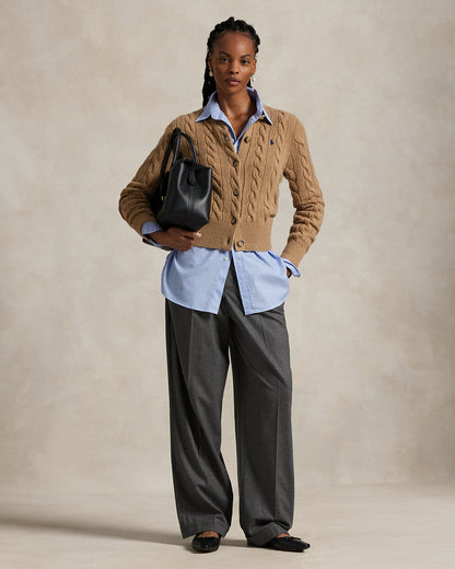 Ralph Lauren CableKnit WoolCashmere Cardigan