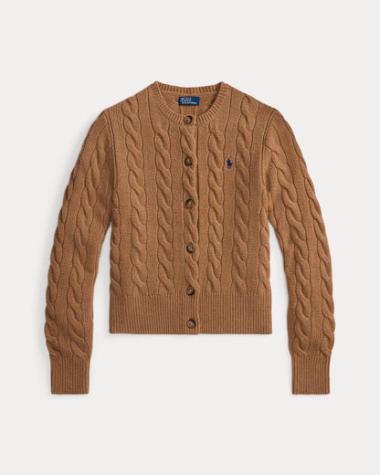 Ralph Lauren CableKnit WoolCashmere Cardigan