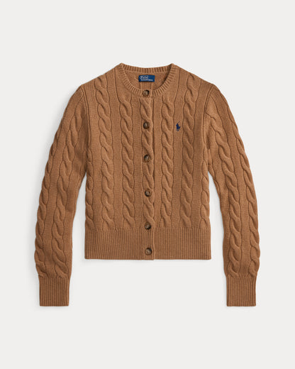 Ralph Lauren CableKnit WoolCashmere Cardigan