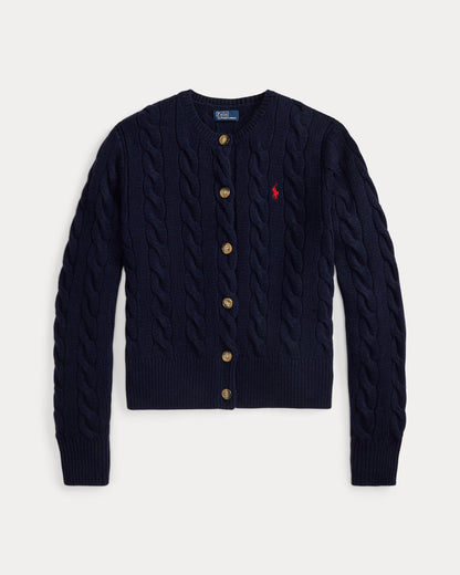 Ralph Lauren CableKnit WoolCashmere Cardigan