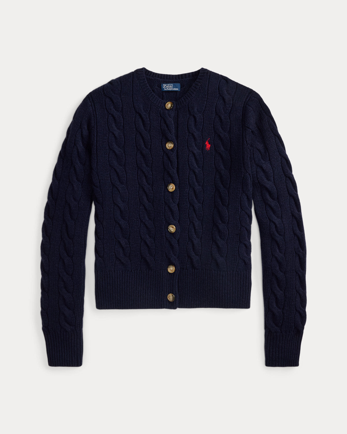 Ralph Lauren CableKnit WoolCashmere Cardigan