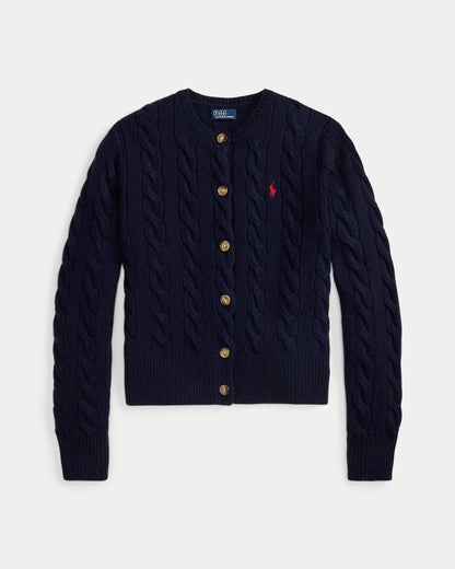 Ralph Lauren CableKnit WoolCashmere Cardigan