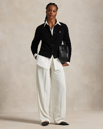 Ralph Lauren CableKnit WoolCashmere Cardigan