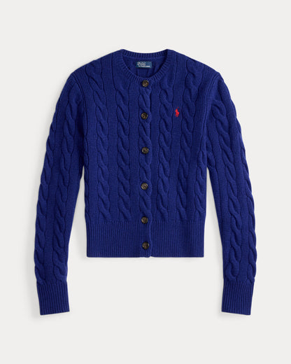 Ralph Lauren CableKnit WoolCashmere Cardigan