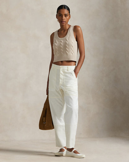 Ralph Lauren Cable WoolCashmere Sleeveless Sweater