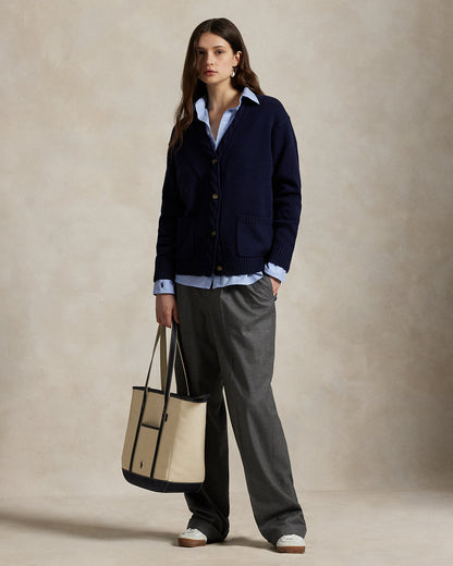 Ralph Lauren CableTrim WoolCashmere Cardigan