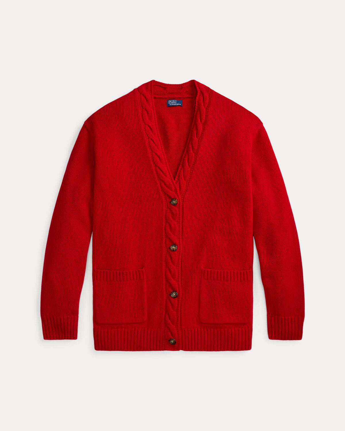 Ralph Lauren CableTrim WoolCashmere Cardigan