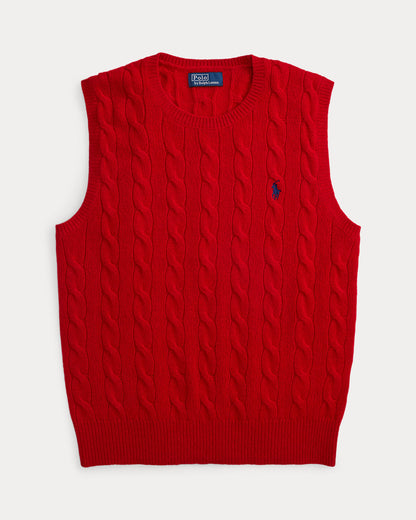 Ralph Lauren CableKnit WoolCashmere Sweater Vest