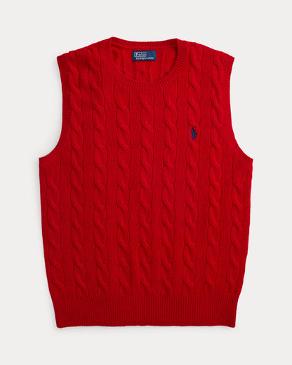 Ralph Lauren CableKnit WoolCashmere Sweater Vest