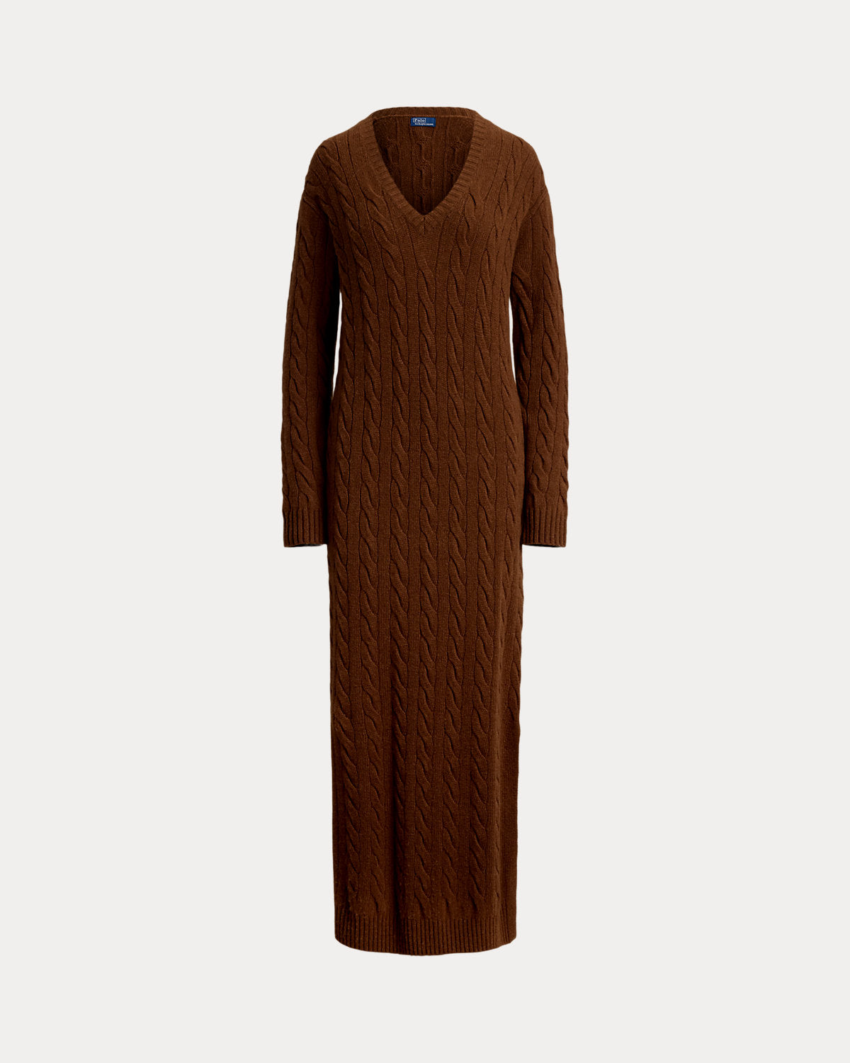 Ralph Lauren CableKnit VNeck Sweater Dress