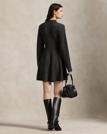 Ralph Lauren Cashmere Turtleneck Sweater Dress