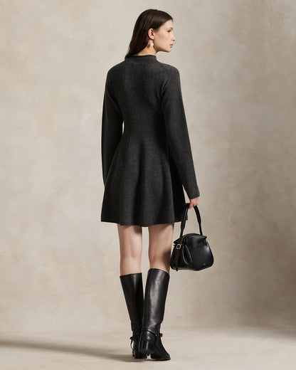 Ralph Lauren Cashmere Turtleneck Sweater Dress