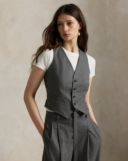 Ralph Lauren WoolBlend Buttoned Vest