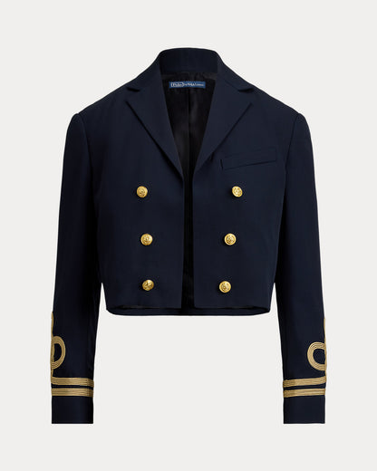 Ralph Lauren DoubleBreasted Cropped Wool Jacket
