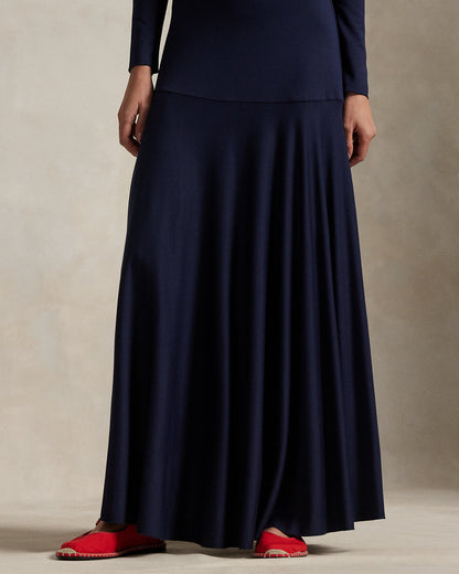 Ralph Lauren Ponte Turtleneck Maxidress