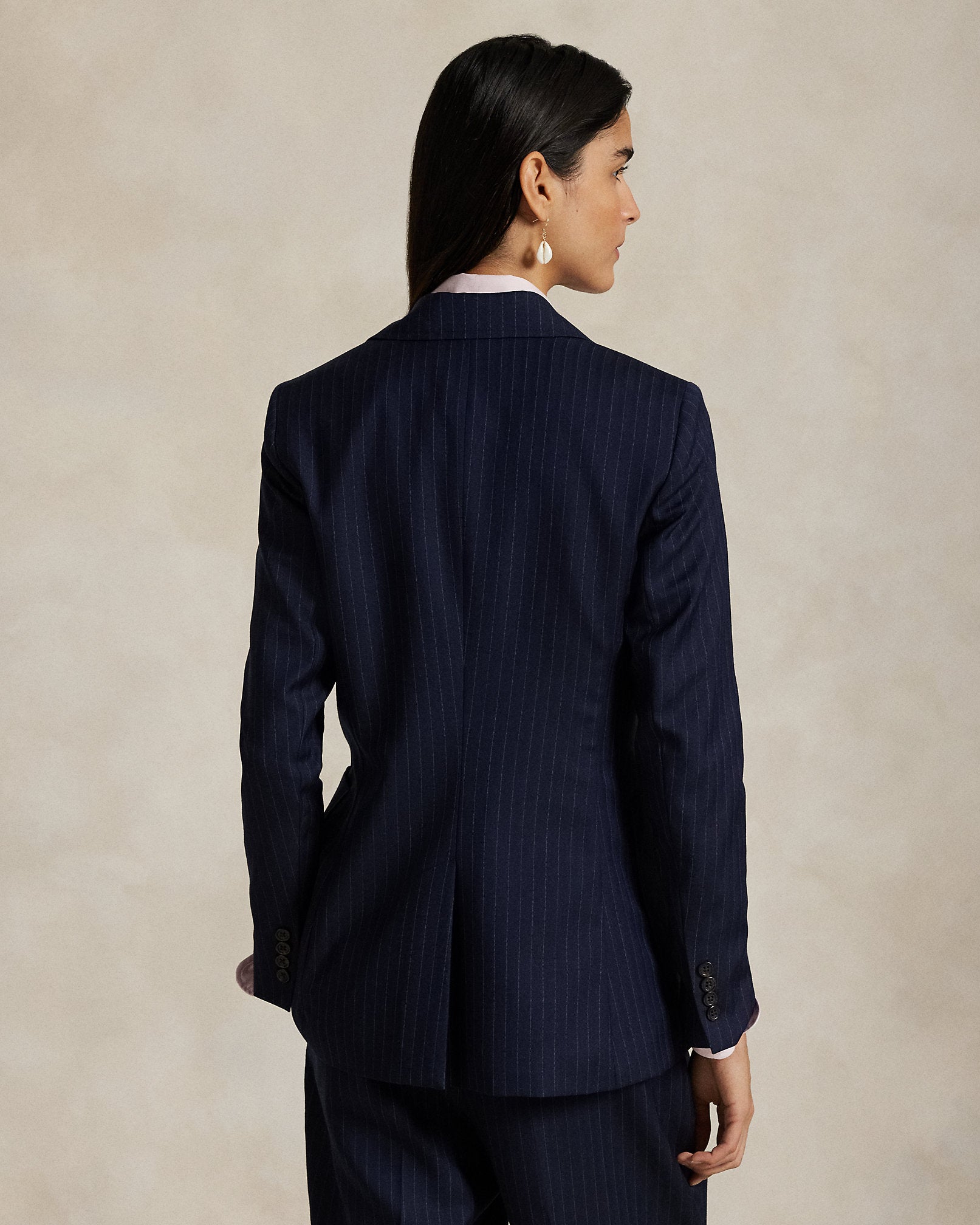 Ralph Lauren SingleBreasted Pinstripe Blazer