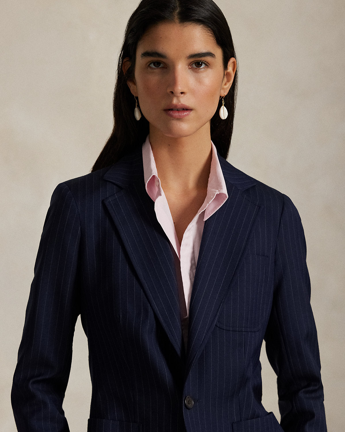 Ralph Lauren SingleBreasted Pinstripe Blazer