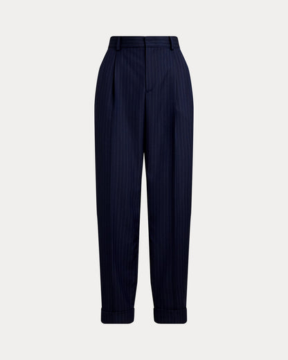 Ralph Lauren Pinstripe Pleated Tapered Pant