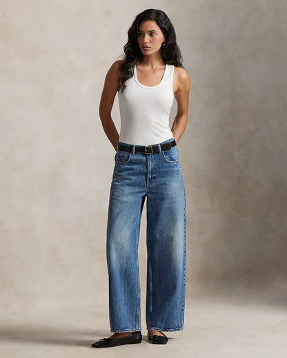 Ralph Lauren Scoopneck Sleeveless Bodysuit