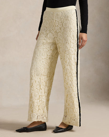 Ralph Lauren Sequined Lace Pant