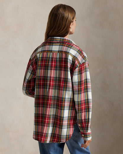 Ralph Lauren Relaxed Fit Plaid Cotton Twill Shirt