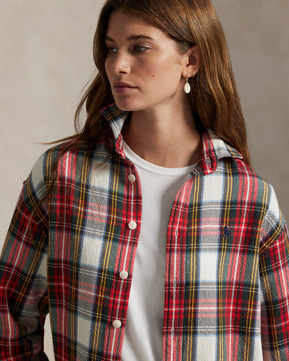 Ralph Lauren Relaxed Fit Plaid Cotton Twill Shirt