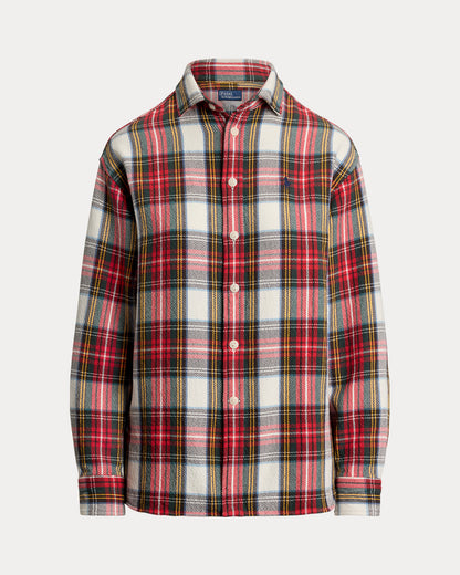 Ralph Lauren Relaxed Fit Plaid Cotton Twill Shirt