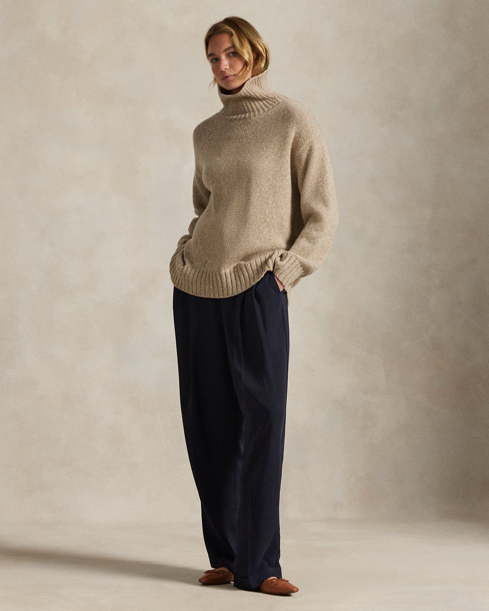 Ralph Lauren WoolCashmere Turtleneck Sweater