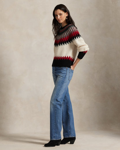 Ralph Lauren Fair Isle WoolCashmere Sweater