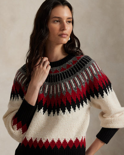 Ralph Lauren Fair Isle WoolCashmere Sweater