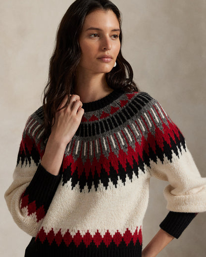 Ralph Lauren Fair Isle WoolCashmere Sweater