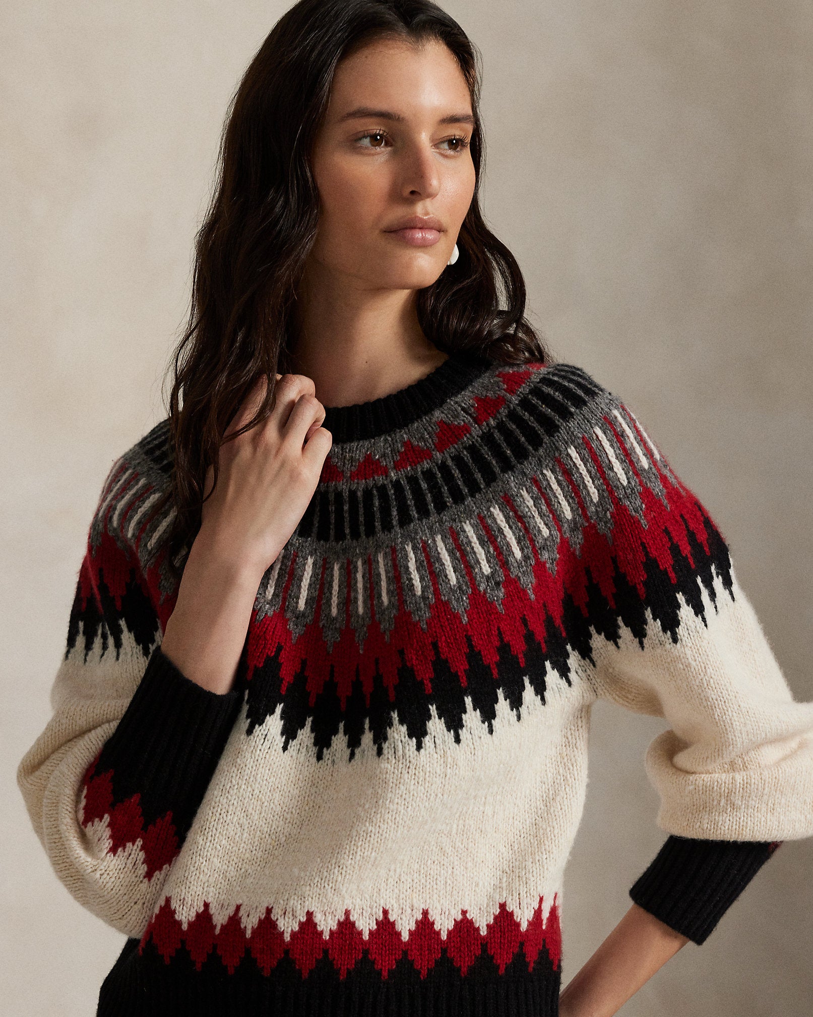 Ralph Lauren Fair Isle WoolCashmere Sweater