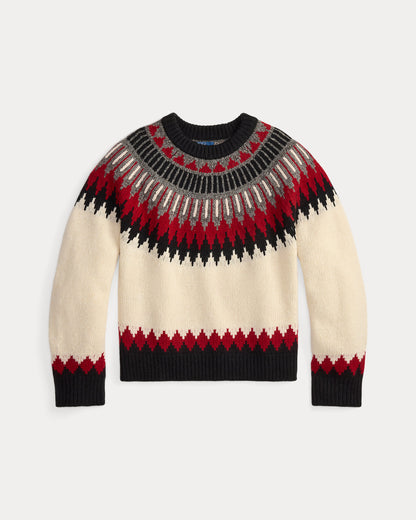 Ralph Lauren Fair Isle WoolCashmere Sweater