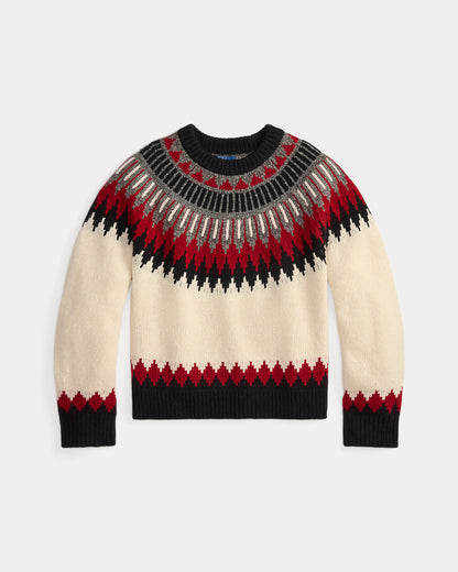 Ralph Lauren Fair Isle WoolCashmere Sweater