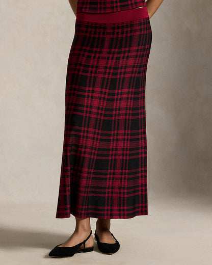 Ralph Lauren Plaid Sweater Skirt
