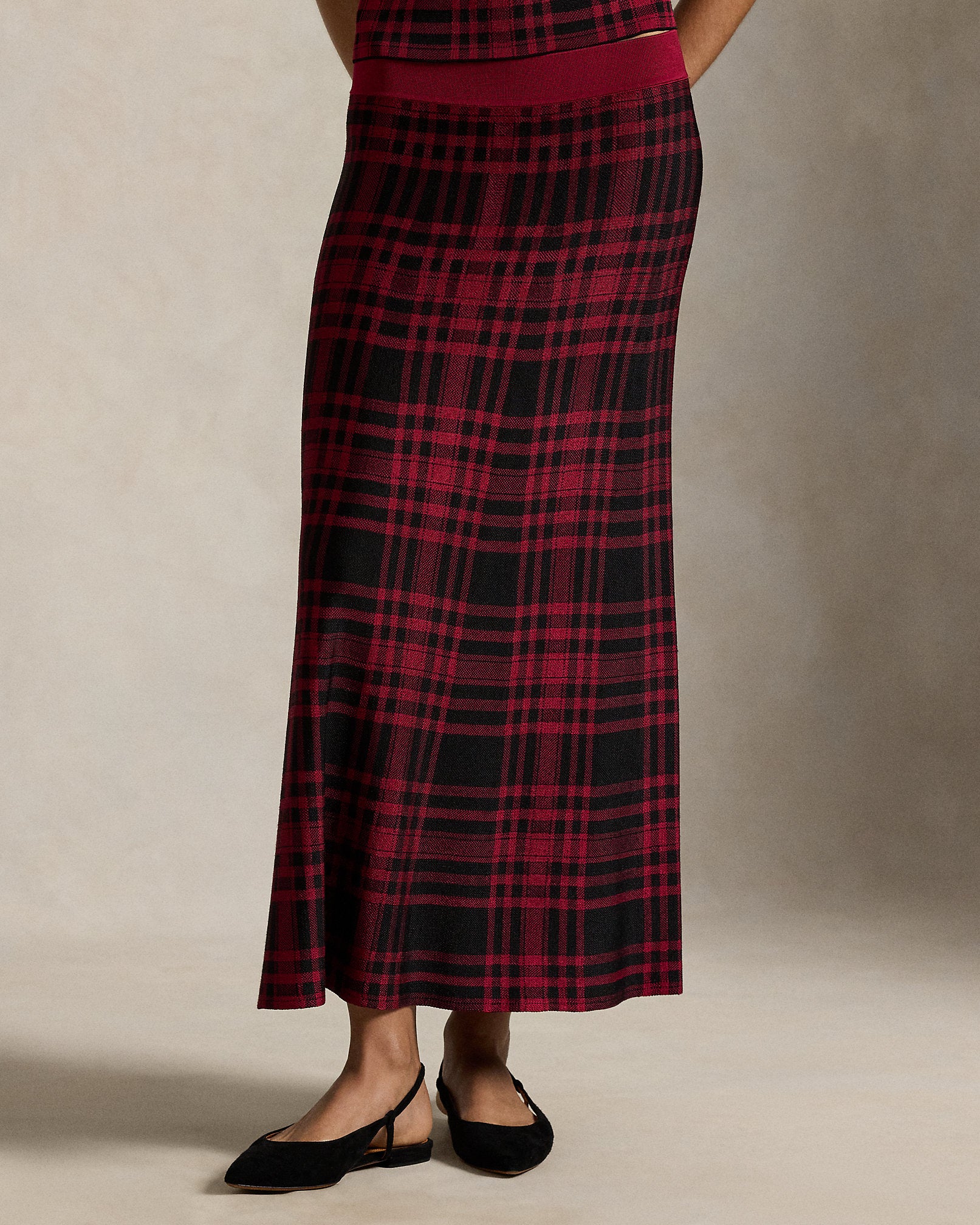 Ralph Lauren Plaid Sweater Skirt
