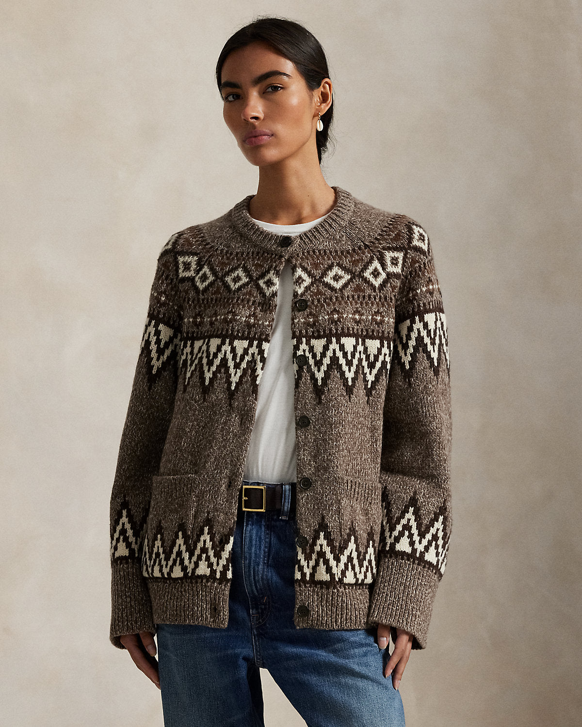 Ralph Lauren Fair Isle WoolBlend Cardigan