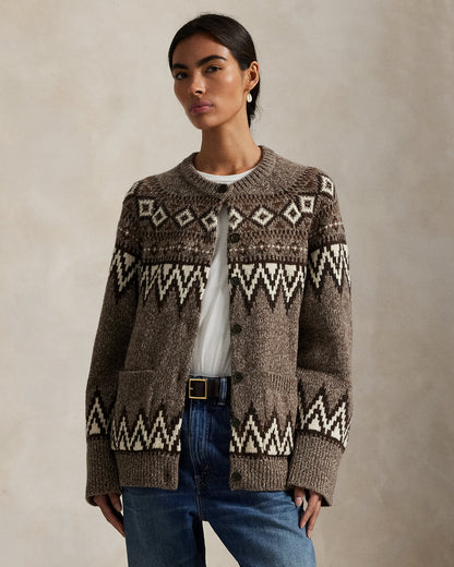 Ralph Lauren Fair Isle WoolBlend Cardigan