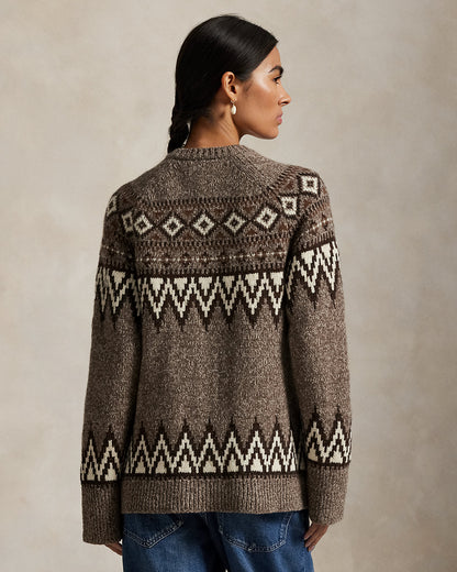 Ralph Lauren Fair Isle WoolBlend Cardigan