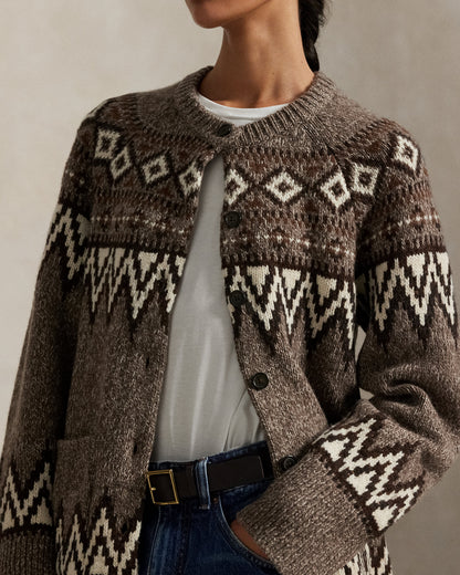 Ralph Lauren Fair Isle WoolBlend Cardigan