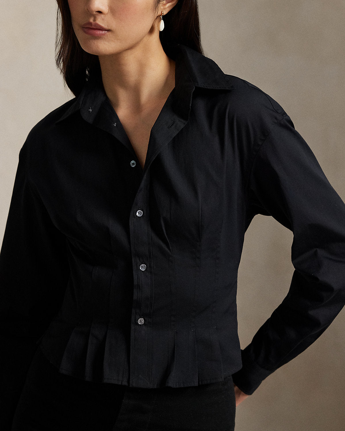 Ralph Lauren Seamed Cotton Shirt