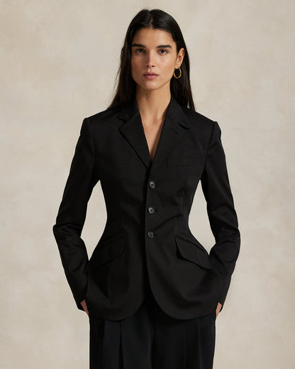 Ralph Lauren SingleBreasted Satin Hacking Jacket