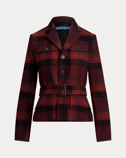 Ralph Lauren Belted Tweed Jacket
