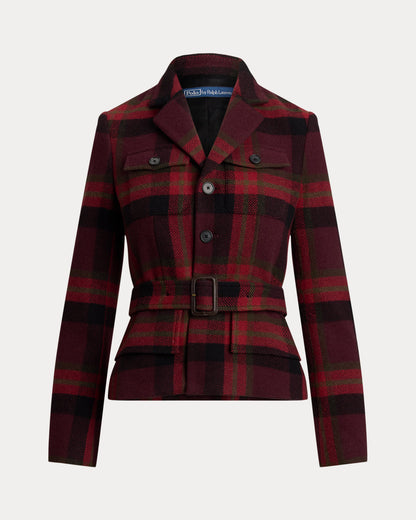 Ralph Lauren Belted Tweed Jacket