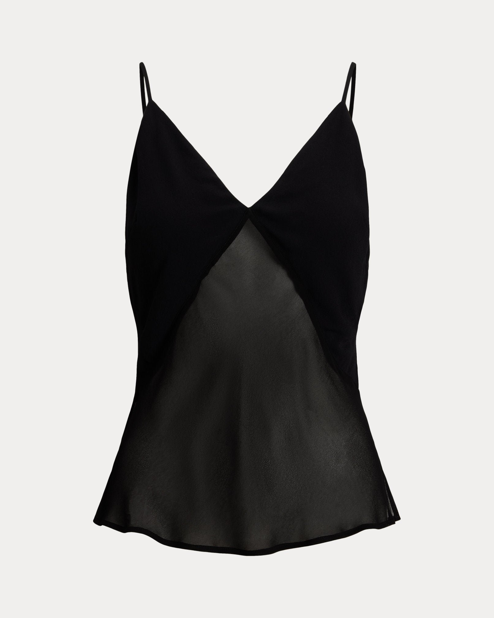 Ralph Lauren SheerPaneled Camisole