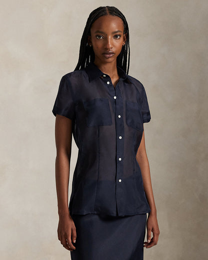 Ralph Lauren Silk Organza Shirt